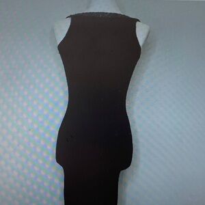 Sleek Black Sleeveless Dress